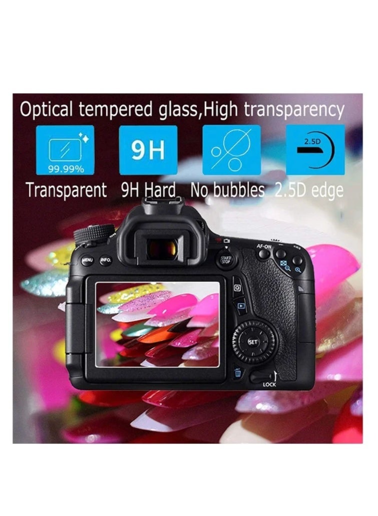 2PCS Screen Protector Compatible Canon Powershot sx740 hs sx730 hs Digital Camera,Anti-scratch Tempered Glass Clera Hard Protective Film Shield Cover - Image 4